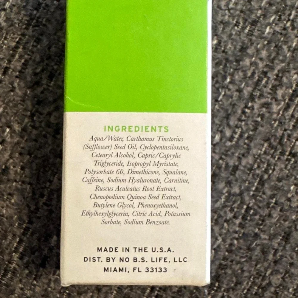 No B.S. Caffeine Eye Cream 15ml